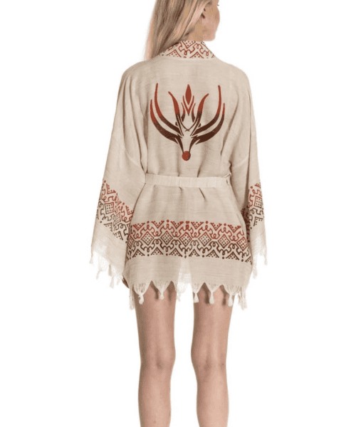 kimono en lin coton (5)