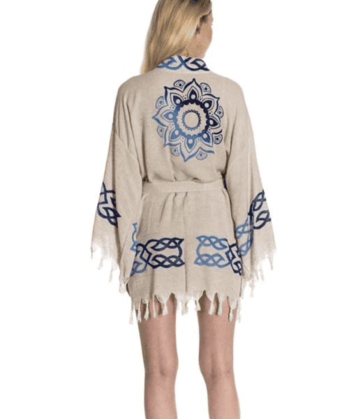 kimono en lin coton (6)