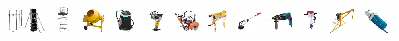 equipamentos para locação, ferramentas, andaimes, equipamentos