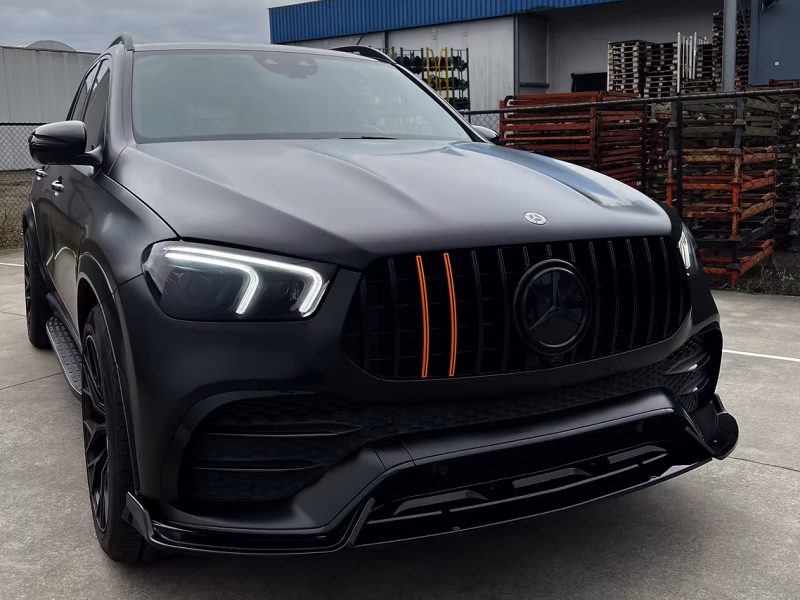 Mercedes GLE satin black Mercedes GLE satin black