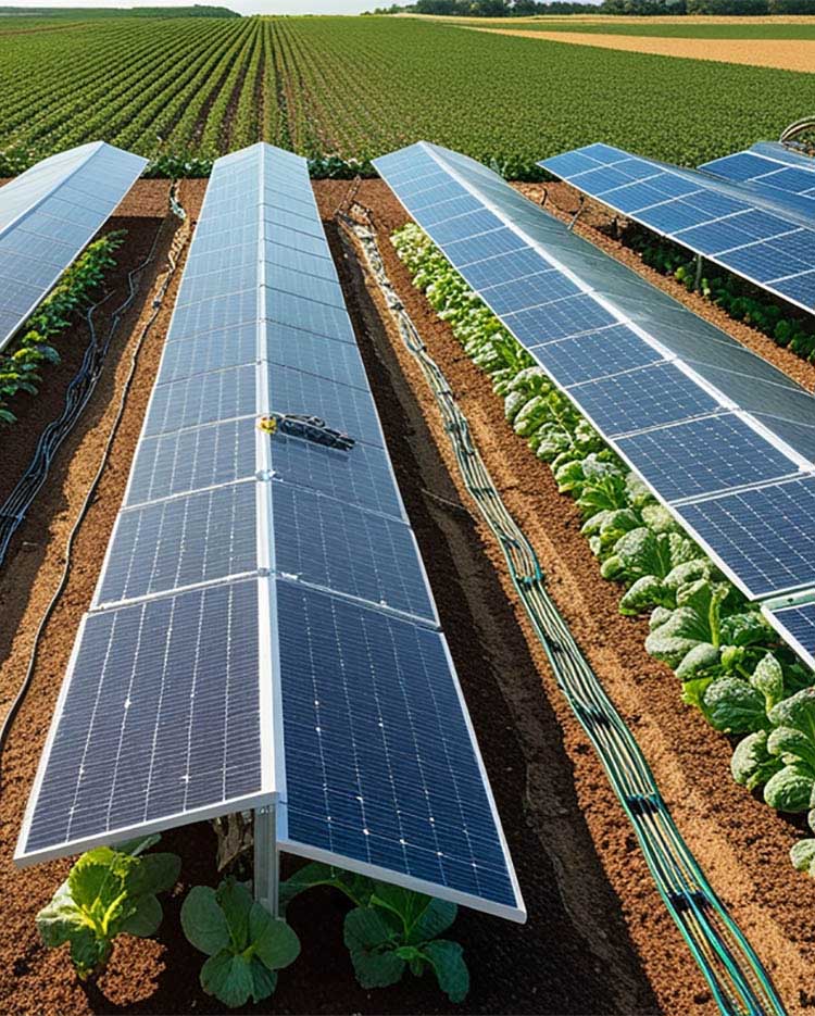 AGRICULTURA ENERGÉTICA: PAINÉIS SOLARES INTEGRADOS AO CAMPO