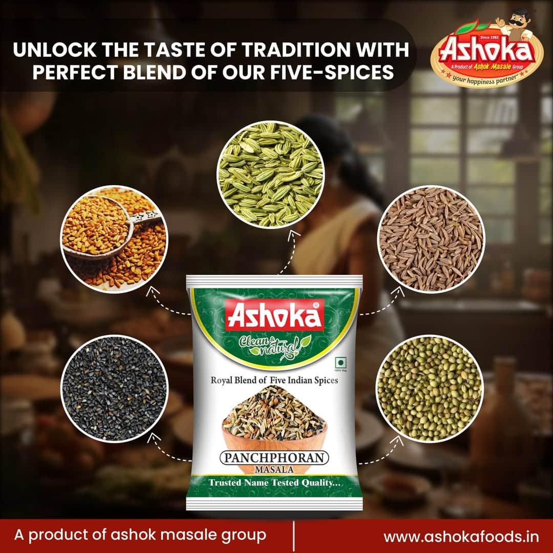 Ashoka's Panchphoran- A Flavorful Boost to Your Everyday Meals.✨😍Elevate Your Culinary Creation