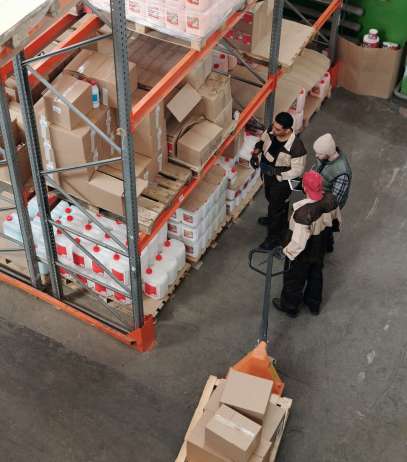 Schulung für Gabelstaplerfahrer und Lagerlogistik im Schulungszentrum Universale in Moers