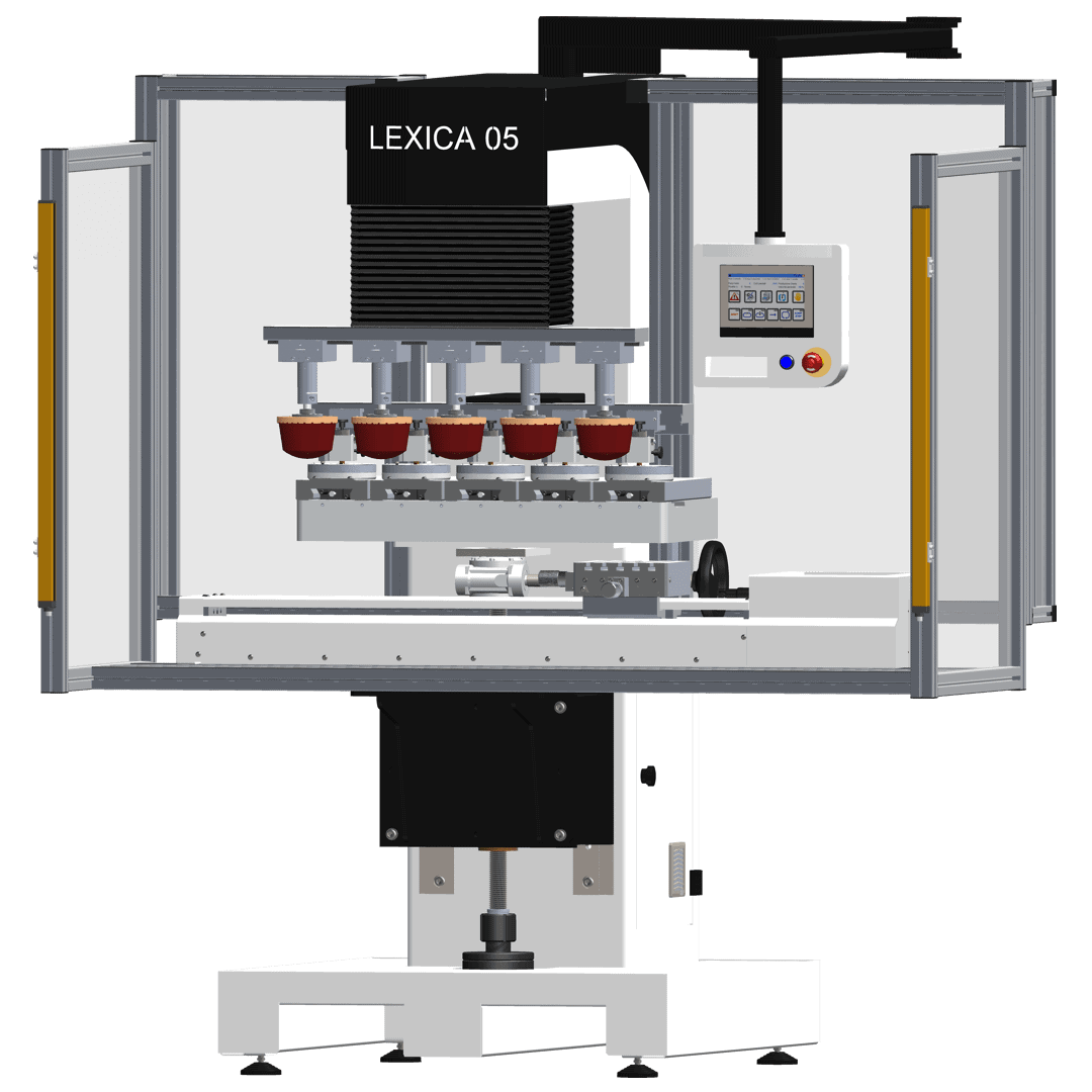 Macchina tampografica Lexica 05, elettronica e precisa, per stampe fino a 8 colori