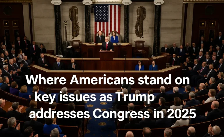 Where Americans Stand on the Economy, Immigration, and Key Issues as Trump Addresses Congress
