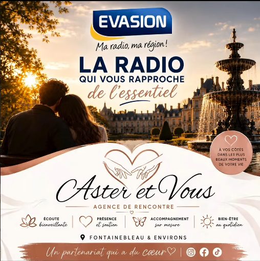 Visuel du spot Aster et Vous sur Radio Evasion