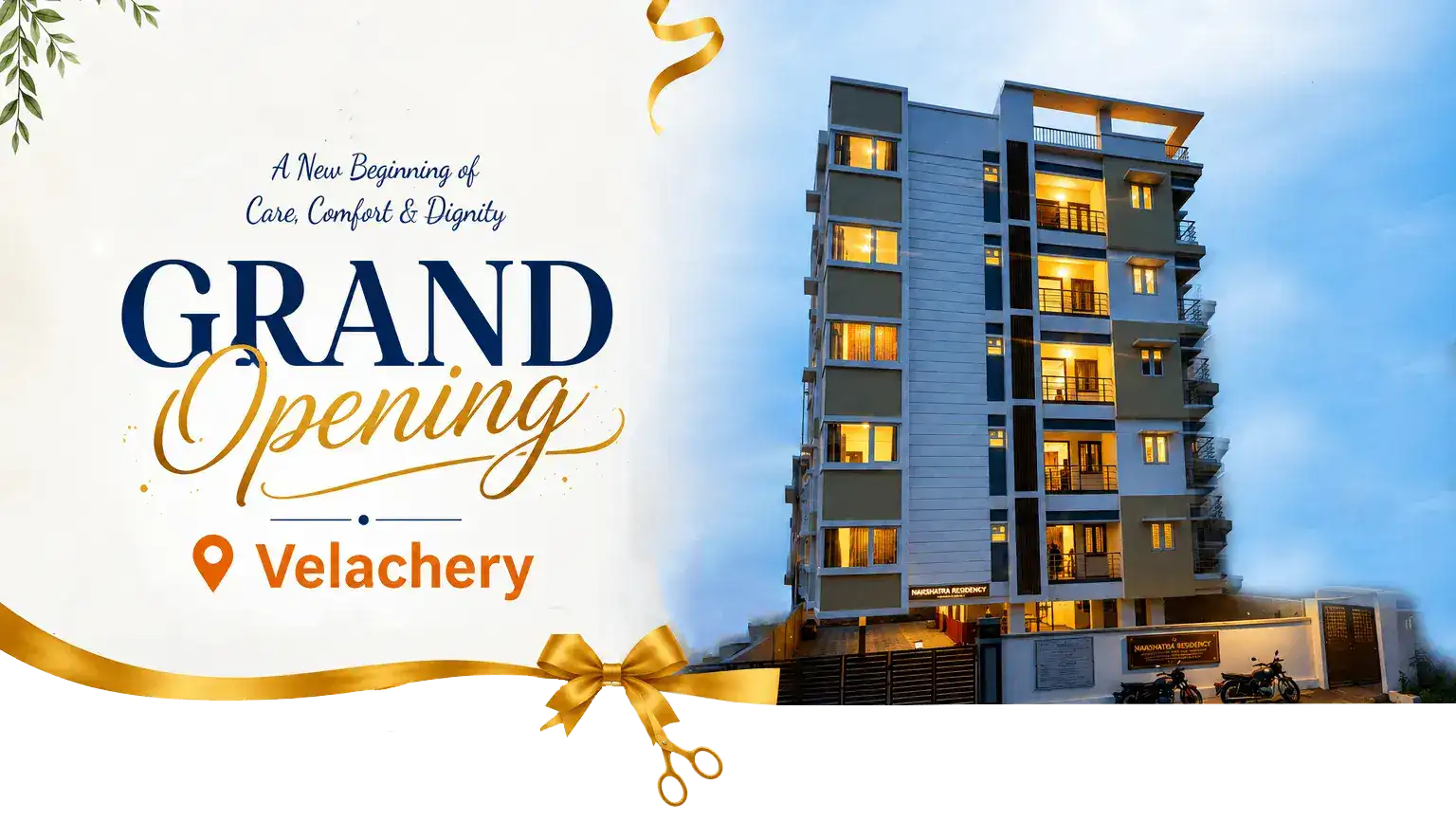 Asthra Senior Living Home Velachery Chennai providing premium senior care services