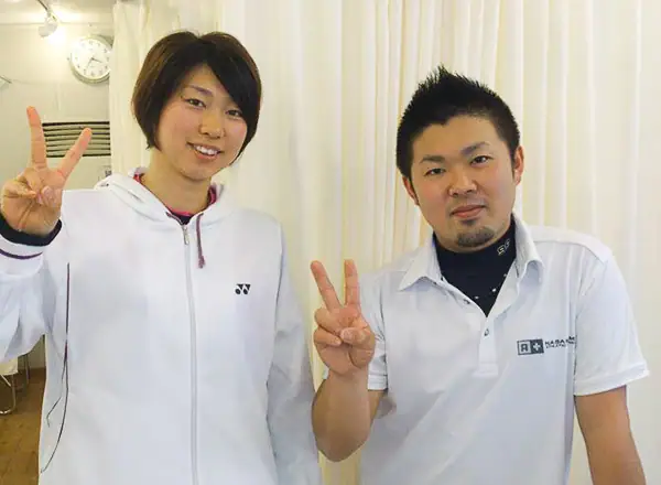 お客様との記念写真