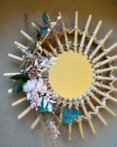 Décorations artisanales en fleurs séchées Haut-Doubs