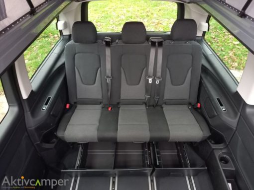 Komfortliege Schlafbank Mercedes Vito V-Klasse Camper Bett Schubladen