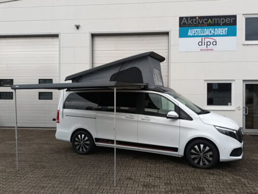 Markise Thule Marco Polo Vito Aufstelldach Halter Montage Markise Fiamma Thule ausgefahren Distanz