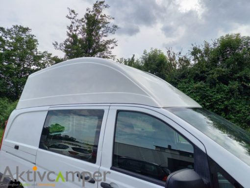 Vito Hochdach nachrüsten V-Klasse Schlfdach gewerblich Camper Hochdachmontage Einbau nachträglich vorne re