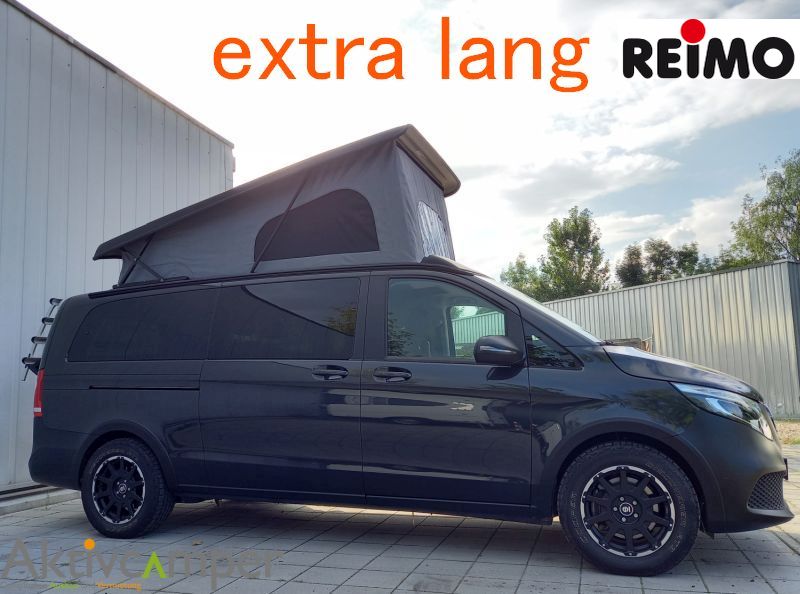 Aufstelldach Vito extra lang Reimo easyfit Aufstelldach narüsten Aktivcamper geschlossen schwarz Stufe allrad Titel
