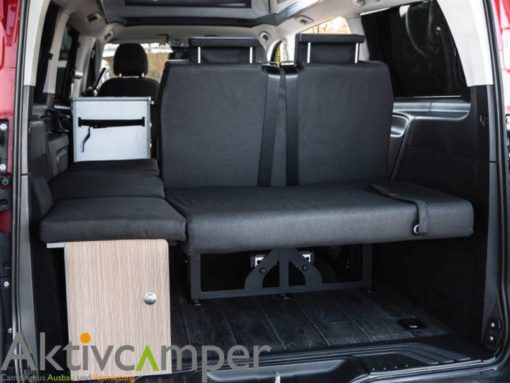 Ausbau Aktiv 3 Camper Mercedes Vito V-Klasse Viano für 4 Personen Boxen Platz