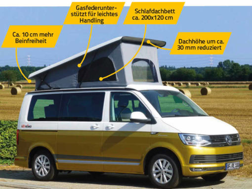 VW Reimo Easyfit Aufstelldach superflach für Transporter
