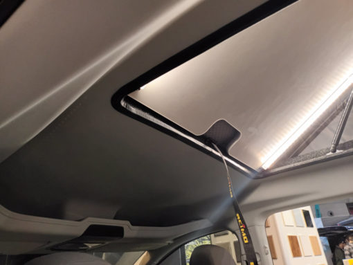 Caddy Aufstelldach nachrüsten weiß innenansicht