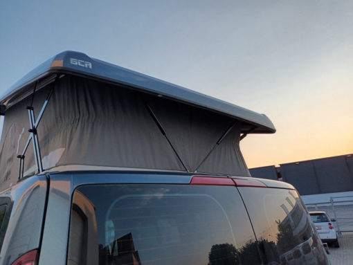 SCA 124 Ford Transit Custom Aufstelldach Camper Klappdach offen heck