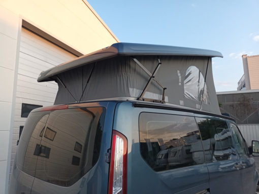 SCA 124 Ford Transit Custom Aufstelldach Camper Klappdach offen hinten