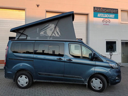 SCA 124 Ford Transit Custom Aufstelldach Camper Klappdach offen Direkt