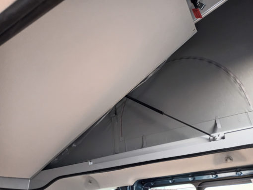 SCA 124 Ford Transit Custom Aufstelldach Camper Klappdach offen Bett