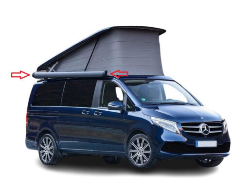 Markise Marco Polo nachrüsten mit original Westfalia Halter am Camper inkl. Montage