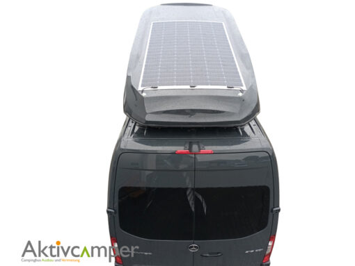Aufstelldach Solar PV-Modul 375W flexibles Solarmodul auf Schlafdach verklebt Sprinter Vito V-Klasse T6 VW Bus