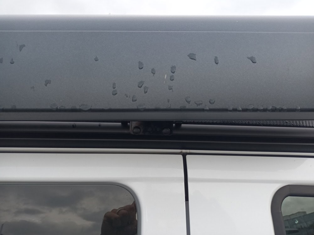 Markisenhalter Multirail Mercedes Vito V-Klasse mit Aufstelldach Reimo Easyfit, Pössl Vanstar, SCA 152 und Crosscamp kompatibel Fiamma F45