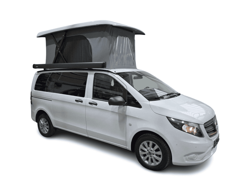 PaPo Dach Vito V-Klasse 447 kompakt parallel Schlafdach – Bild 3