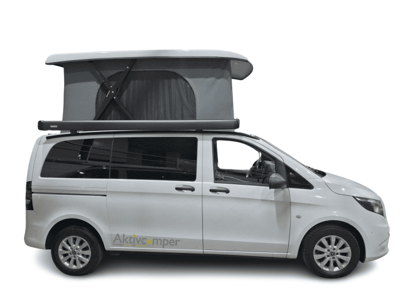 PaPo Dach Vito V-Klasse 447 kompakt parallel Schlafdach – Bild 2