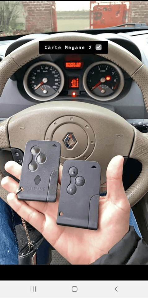 Double carte Renault Perpignan - serrurier automobile