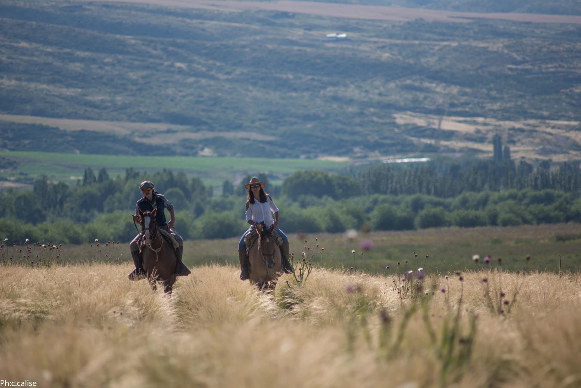 Cabalgata por el valle