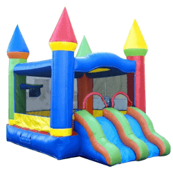 Bounce House With Slide Combo