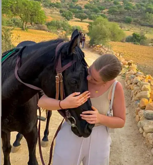 half day horse riding in Taghazout along the beach