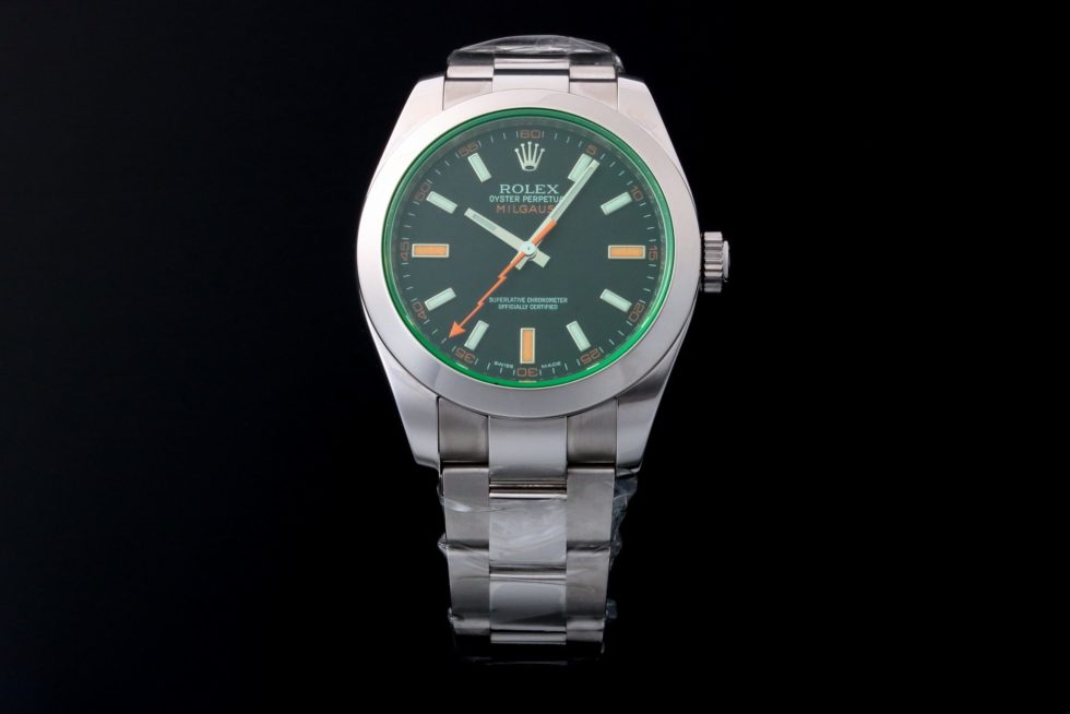 Rolex Milgauss Green Sapphire Watch 116400GV – Baer & Bosch Auctioneers