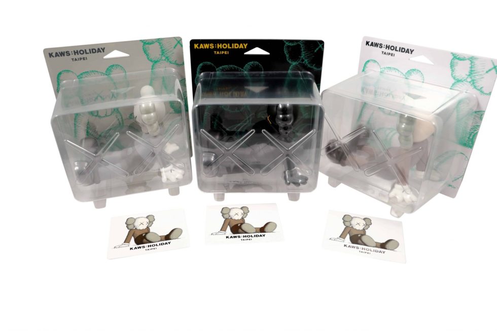 KAWS Holiday Taipei Set Grey Brown Black