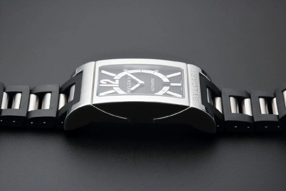 Gents Stainless Steel Bvlgari Rettangolo Watch #RT45S – Baer & Bosch Auctioneers