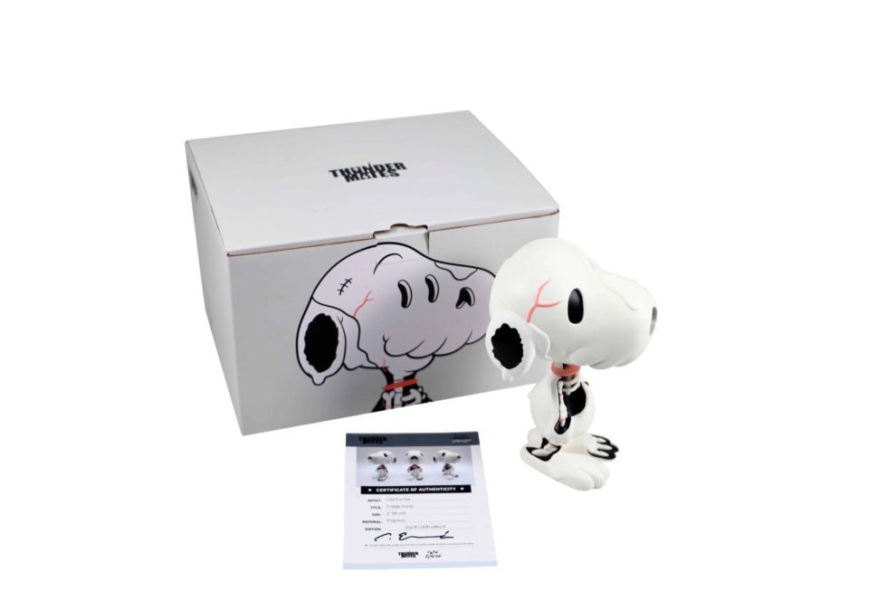 5205a Cote Escriva X Thunder Mates Creepy Snoop Polyresin Sculpture White1