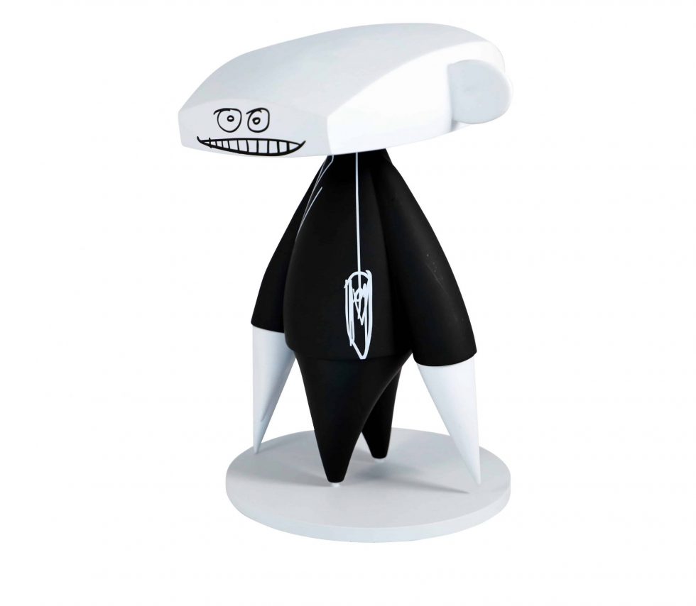 HB29-055 – Johnny by Futura Vinyl Figure Sculpture 10in – Baer & Bosch Auctions
