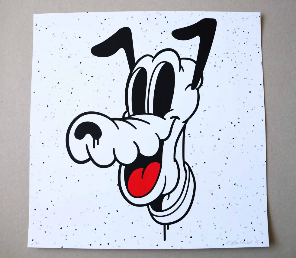 Cote Escriva Goofy Screen Print Limited Edition Of 40 – Baer & Bosch Toy Auctions