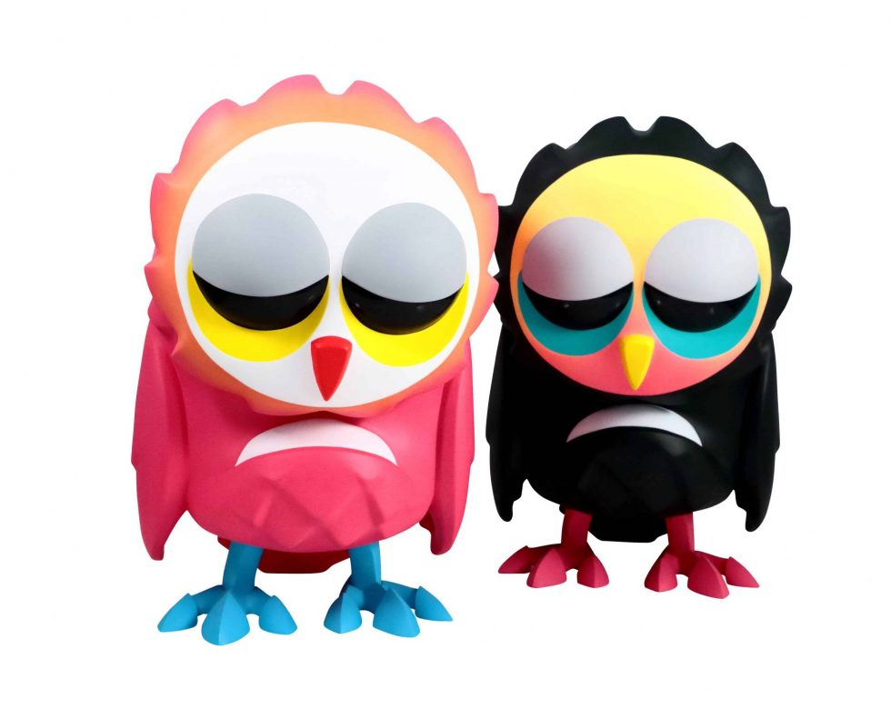 HB29-014 – Coarse Toys Omen Totem Fade Bundle Set 14in Old Sun & Falling Star – Baer & Bosch Auctions