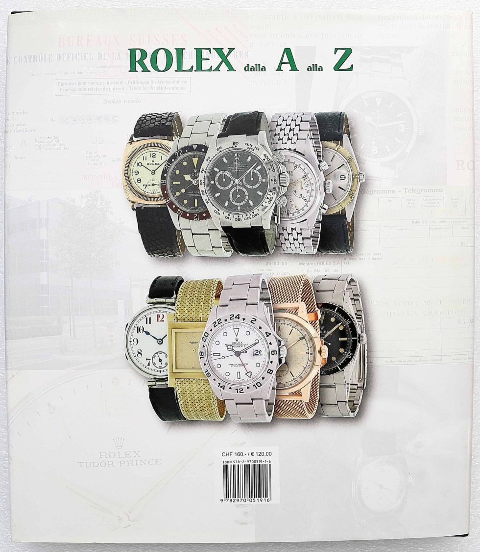 HB31-059 – RARE Rolex Dalla A Alla Z by Marco Strazzi Watch Book – Baer & Bosch Auctions