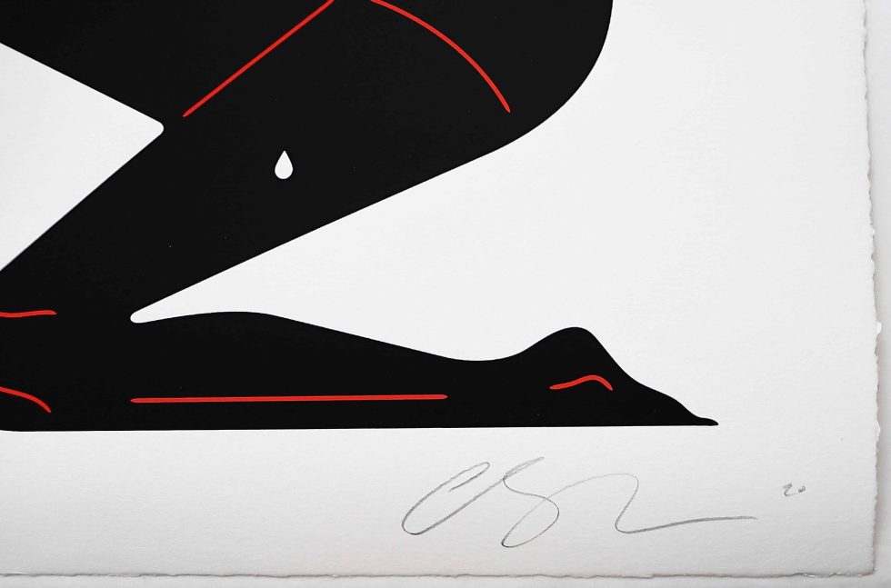 12029 Cleon Peterson World on Fire White Screen Print – Baer & Bosch Auctioneers