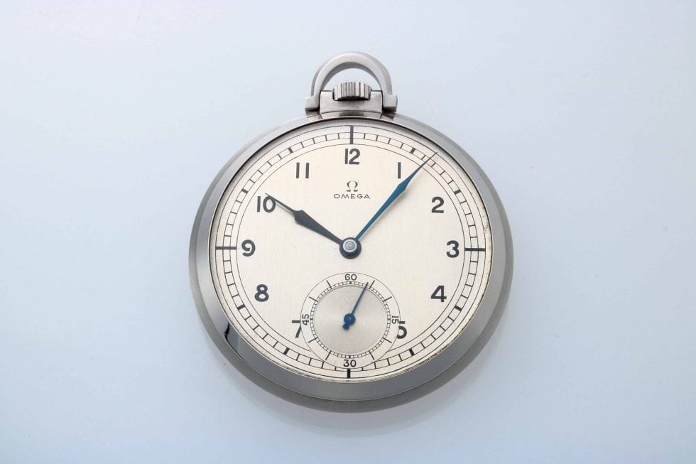 12543 Omega Sub Seconds Pocket Watch Art Deco Style Dial – Baer & Bosch