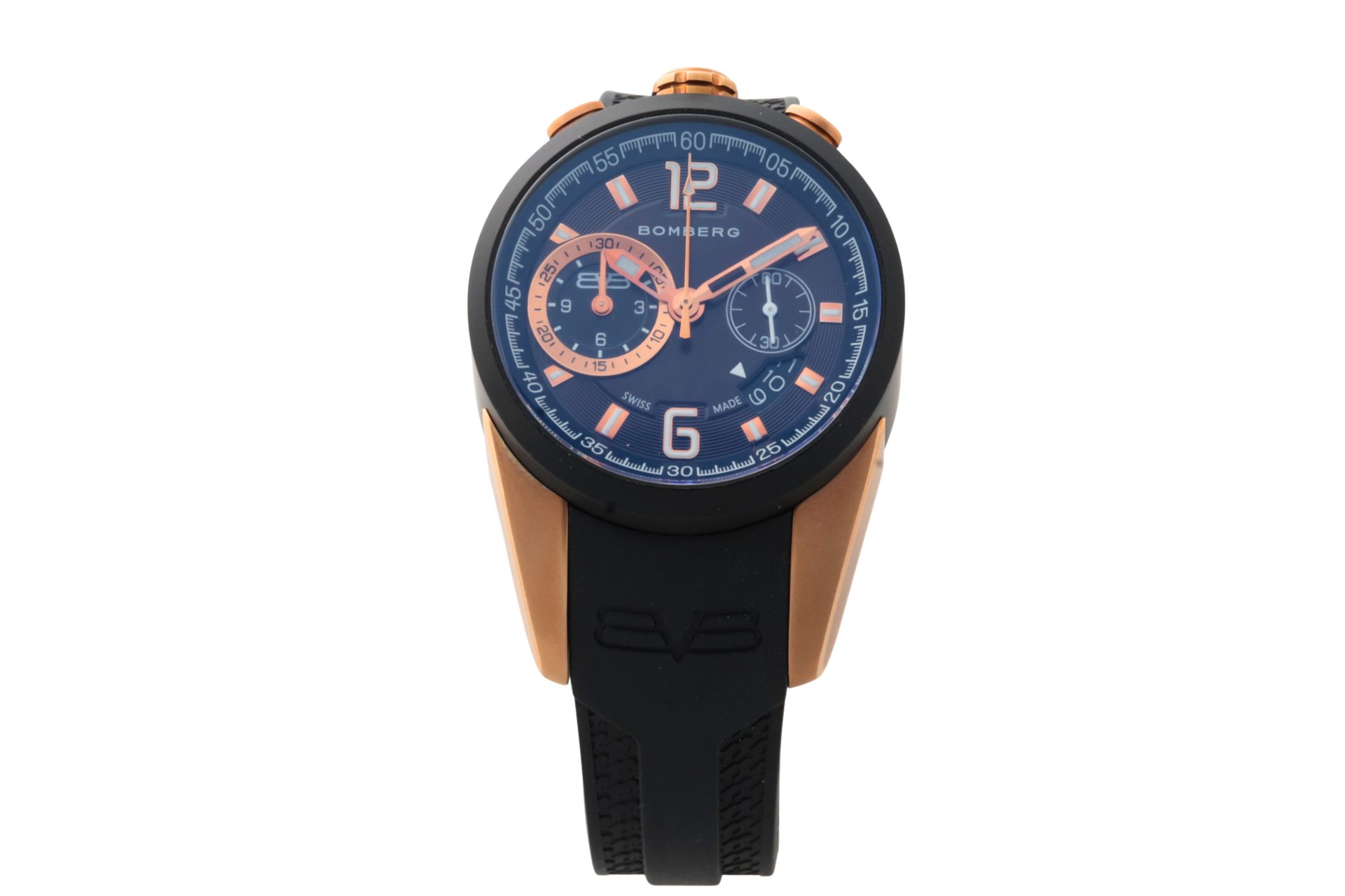HB31-008 – Bomberg 1968 Quartz Chronograph Watch NS39CHTT – Baer & Bosch Auctions