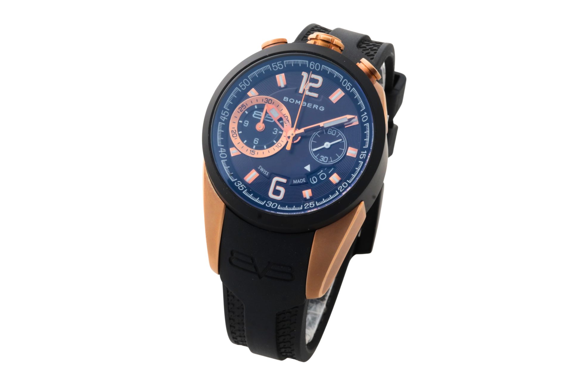 HB31-008 – Bomberg 1968 Quartz Chronograph Watch NS39CHTT – Baer & Bosch Auctions