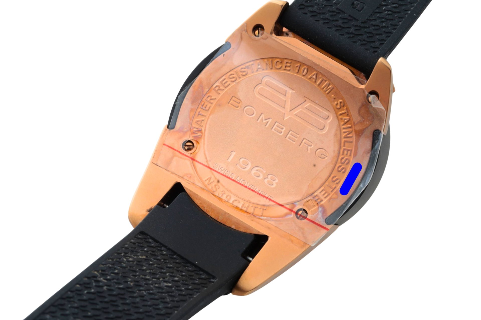 HB31-008 – Bomberg 1968 Quartz Chronograph Watch NS39CHTT – Baer & Bosch Auctions