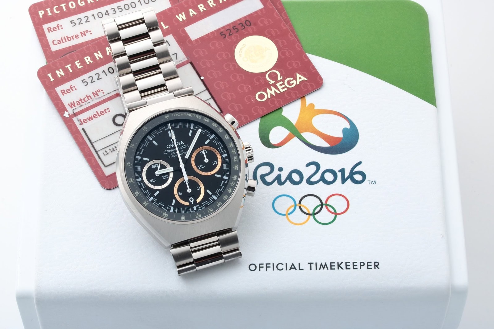 HB31-060 – Omega 522.10.43.50.01.001 Speedmaster Mark II Rio Watch Limited Edition – Baer & Bosch Auctions