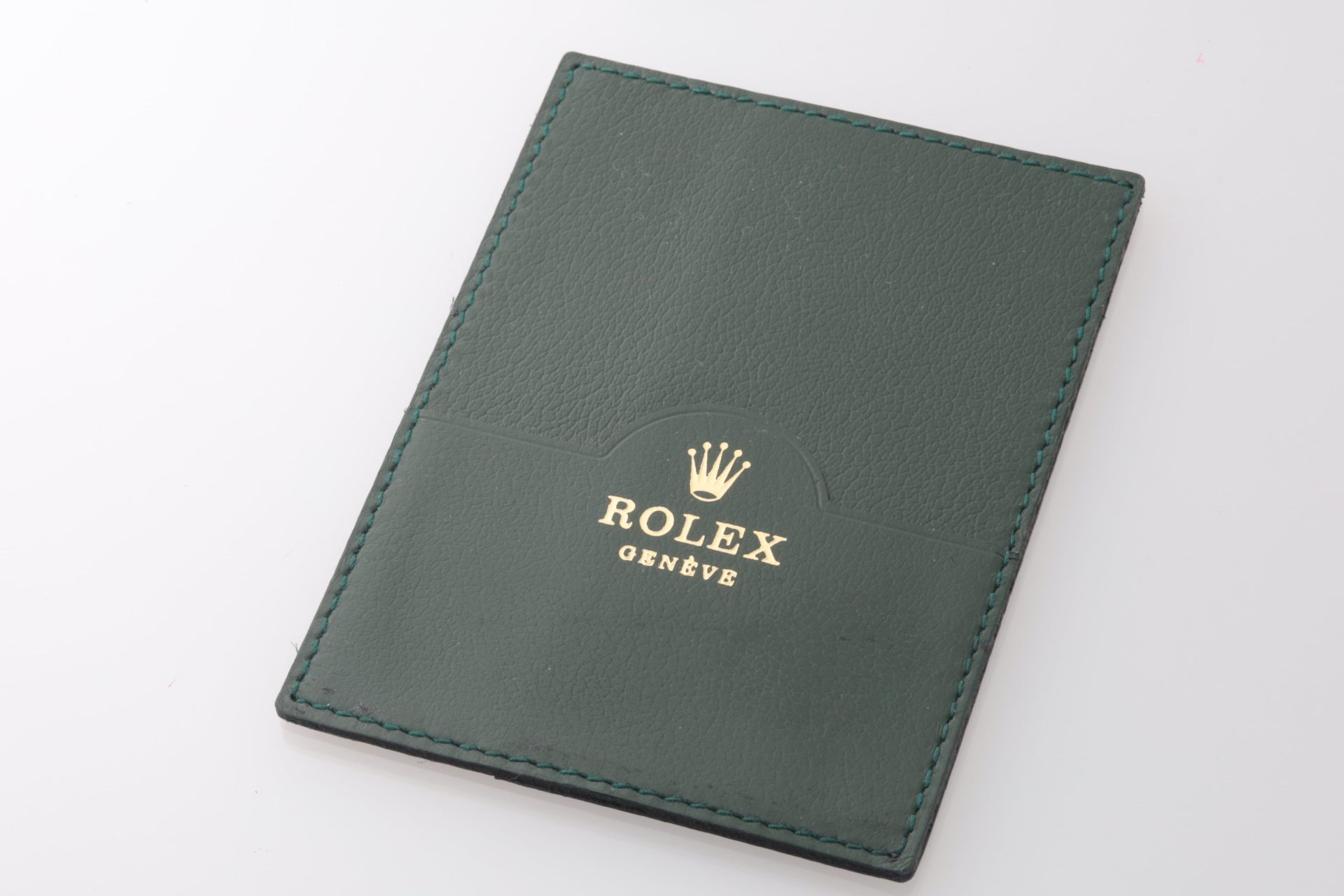 HB31-052 – Rolex Green Leather Warranty Card Holder Wallet – Baer & Bosch Auctions