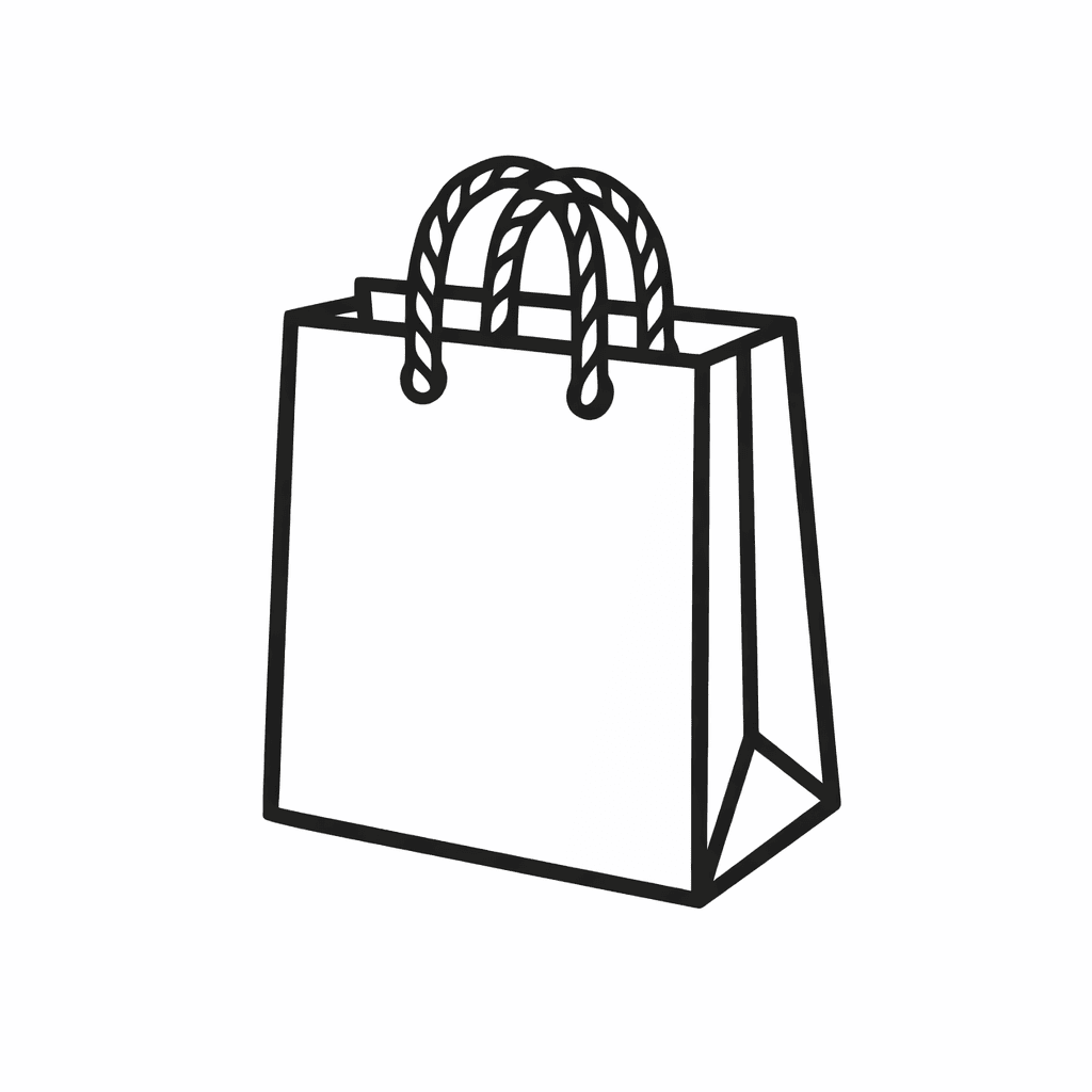 Saco de Papel Asa Torcida – Gama Economica