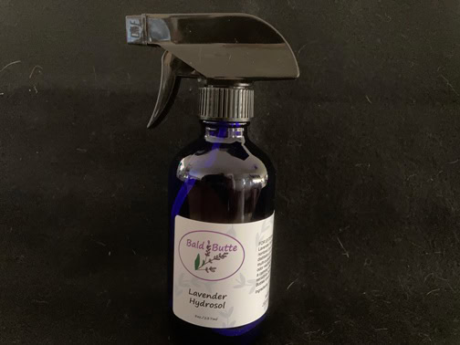 The Bald Butte Lavender Farm's lavender hydrosol.